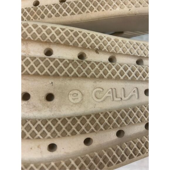 Calia Carrie Underwood foam slides beige sandals size 10 slip ons - Picture 5 of 7